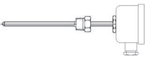 RTD with connection head