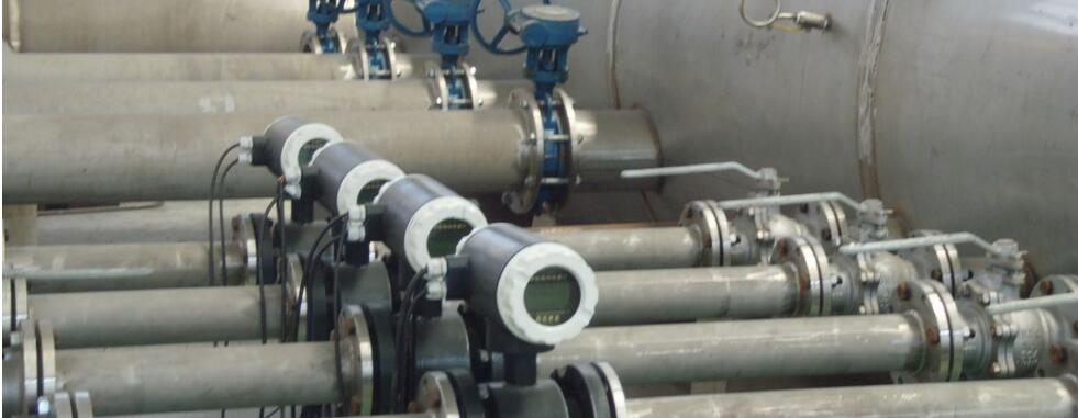 Caustic soda flow meters