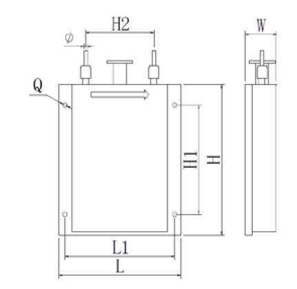 mini coriolis sensor size 