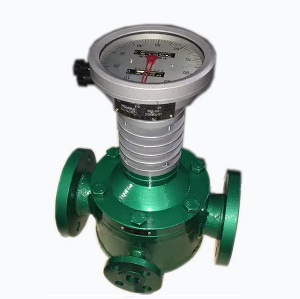 Oval gear flow meter with external heat jacket