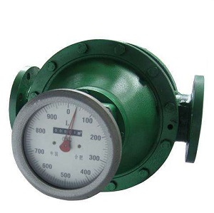 Mechanical register oval gear flow meter