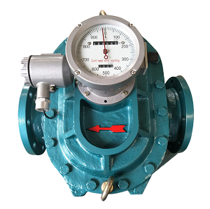 Oval gear flow transmitter