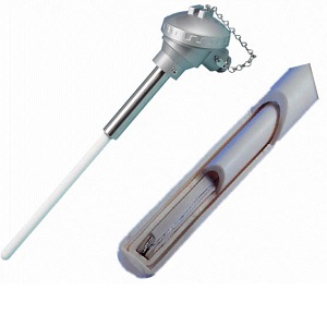 Platinum-rhodium thermocouple assembly