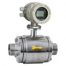 Threaded magnetic flow meter