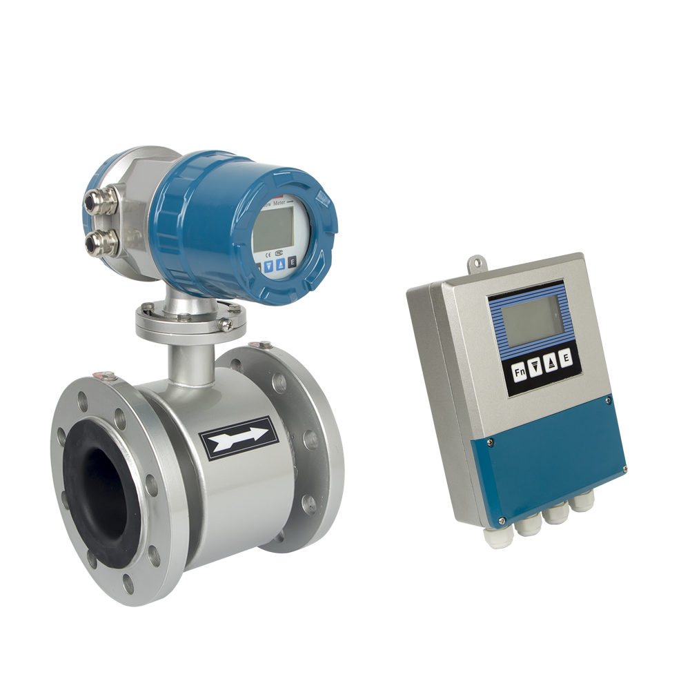 Magnetic flow meter with digital display for water