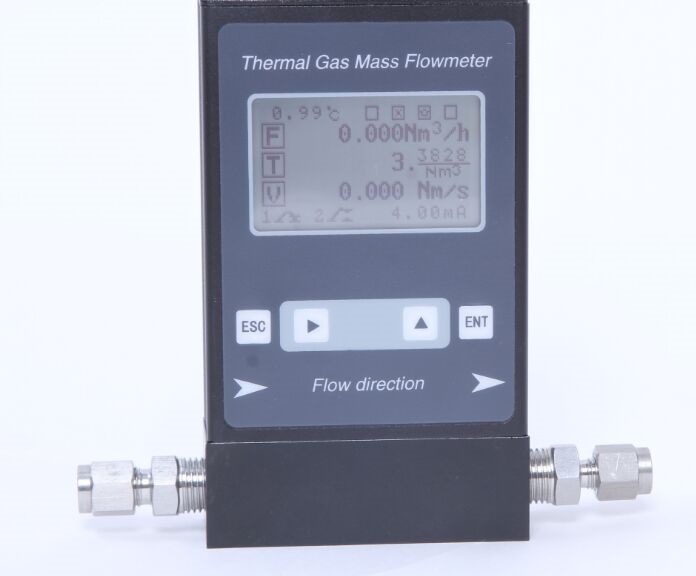 Low flow mass flow meter