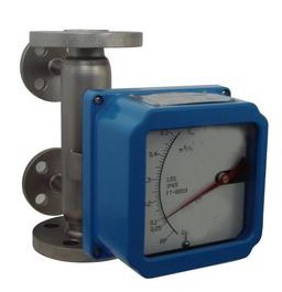 Rotameter flow meter with heating jacket