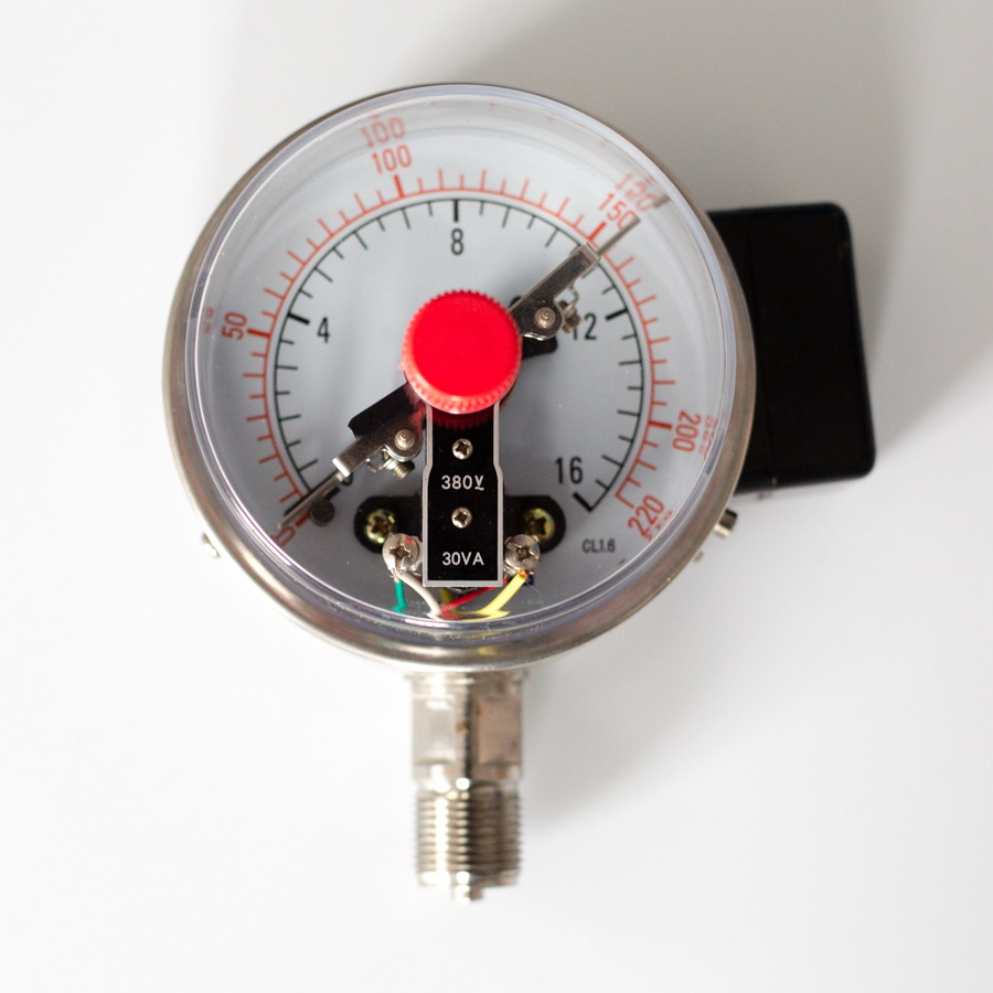 Snap-Action Electric Contact Pressure Gauge