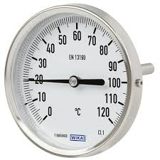 Réglage des paramètres du thermomètre à tige bimétallique