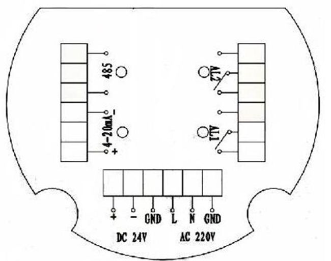 Thermal flow meter therminal board