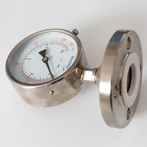 Teflon Lining Diaphragm Seal Pressure Gauge