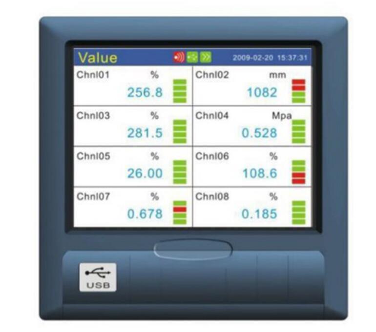 18 channels paperless recorder