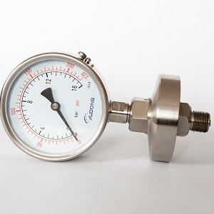 All welded Diaphragm seals Pressure Gauge