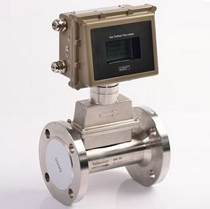 Inline natural gas flow meter