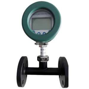 Flanged Thermal gas mass flow meter with PTFE painting
