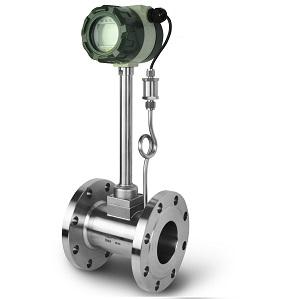 Vortex steam flow meter