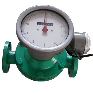 Oval wheel flow meter