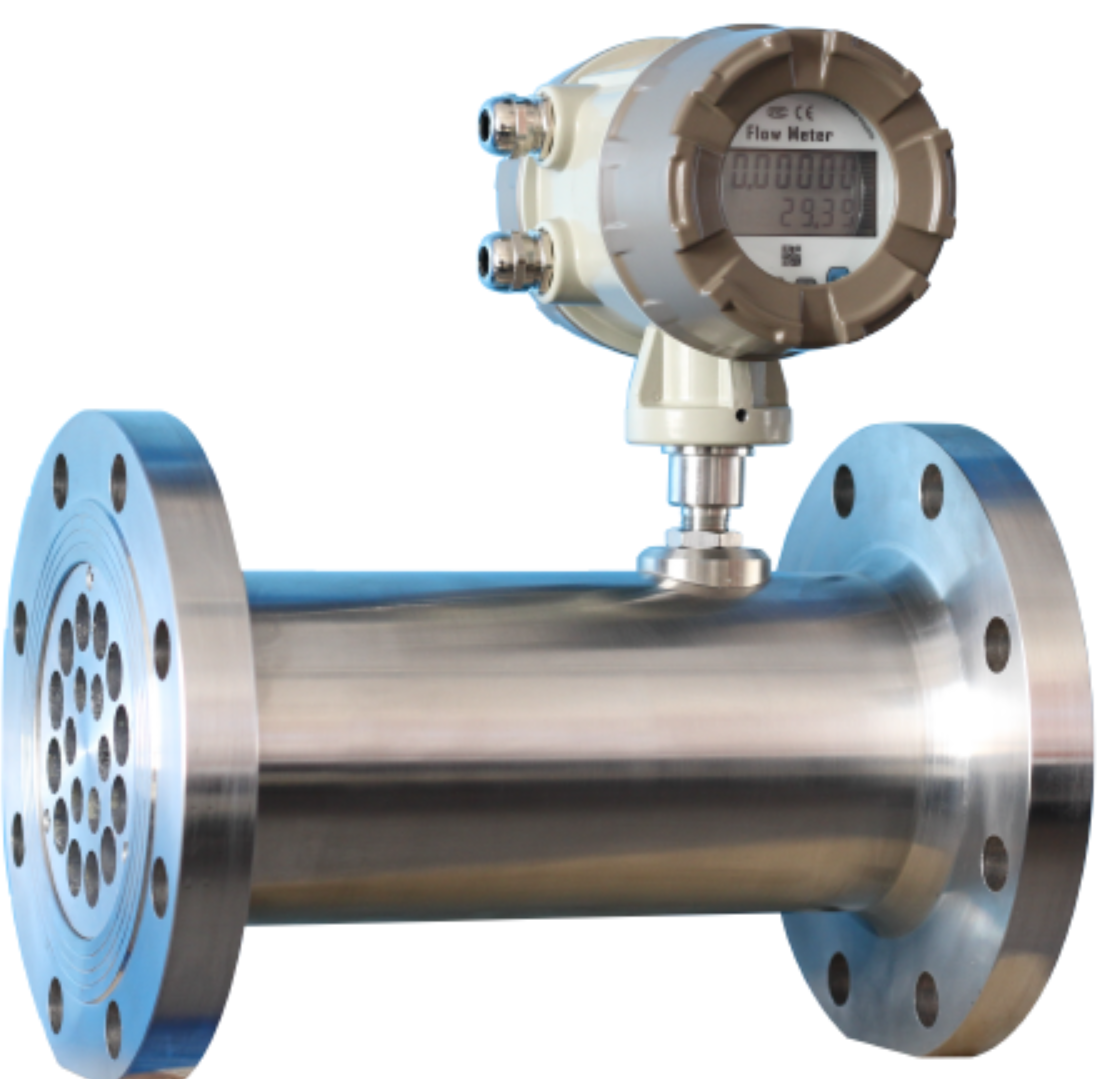 Digital natural gas turbine flowmeter