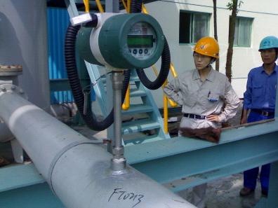 thermal flowmeter for gas measurement
