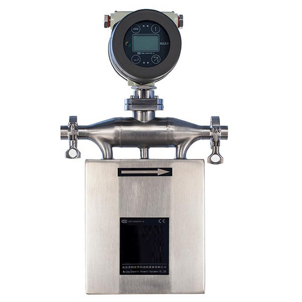 Coriolis flowmeter to be used as digital mass flow meter for natural gas