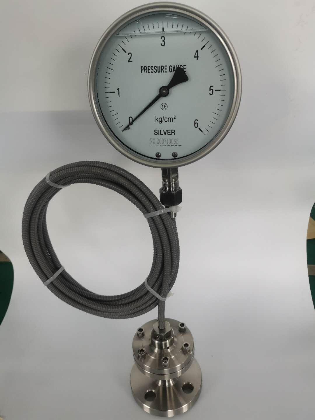 Oil Filled Diaphragm Seal Pressure Gauge with Capillary