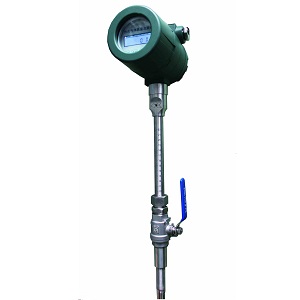 Flue gas flow meter
