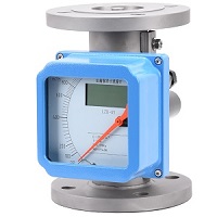 Variable area flowmeter to measure compressed air