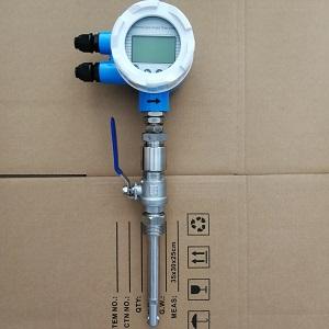 Thermal mass flow meter for natural gas