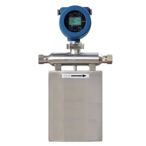 High pressure coriolis flow meter