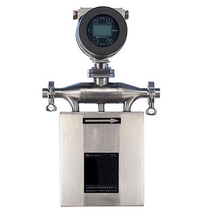 Sanitary and hygienic Coriolis flow meter