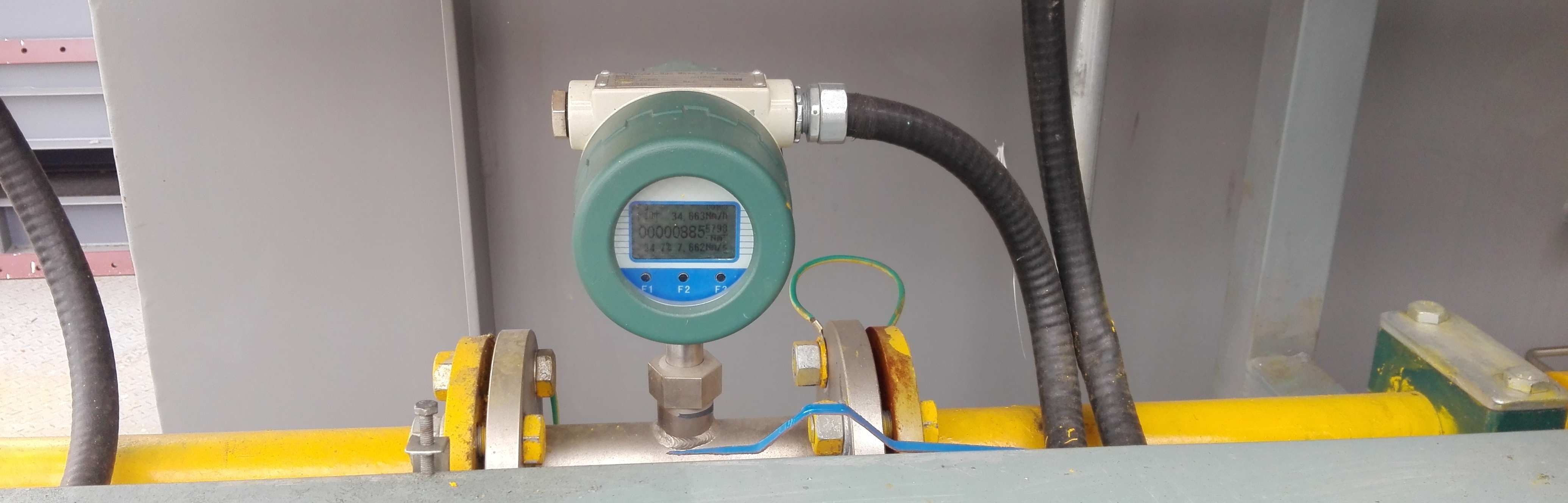 inline mas flow meter-for gas and air