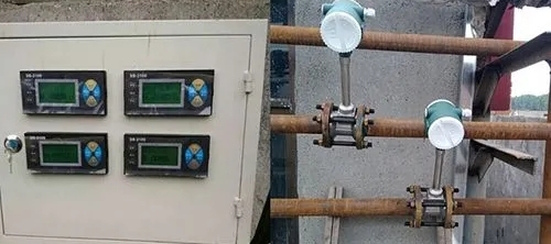 vortex flow meter to measure biogas