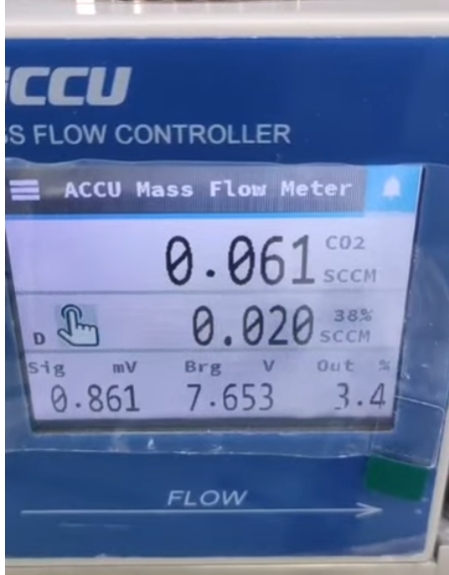 SCCM flow meter