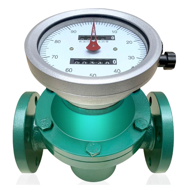 mechanical oval gear flow meter