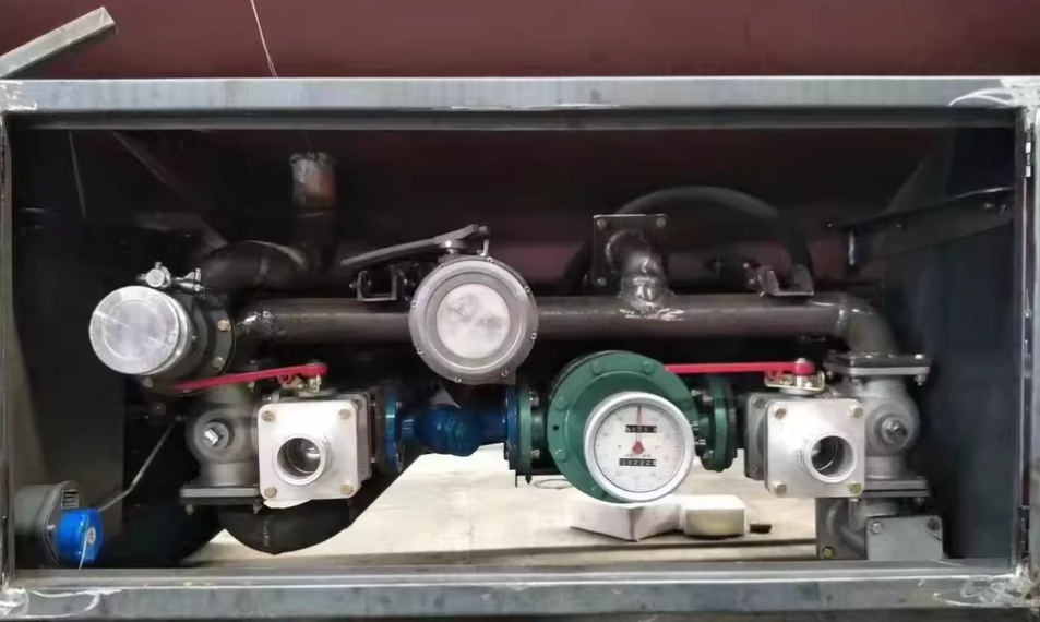 Oil flow measurement is anywhere 
