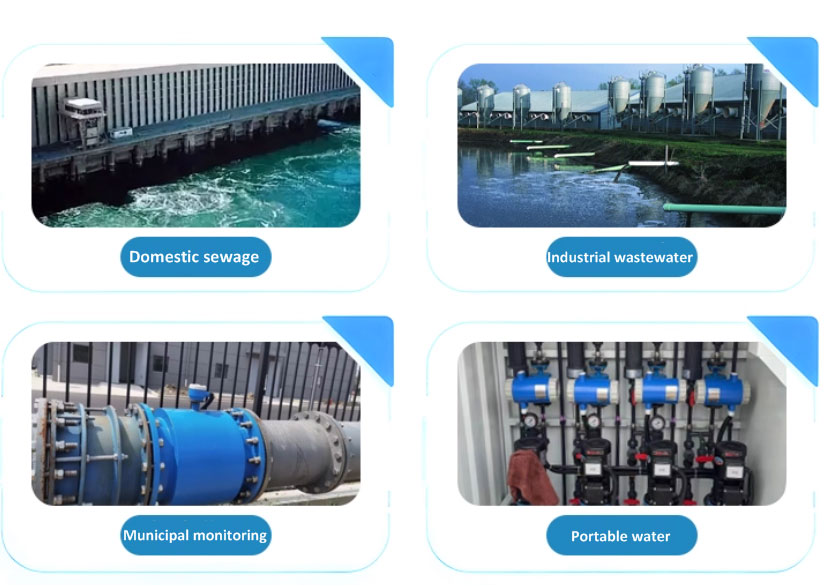 Different water measurement application of magflow meter 