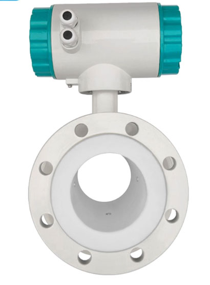 Full bore design of 6” magnetic flow sensor