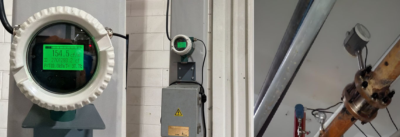 Vortex Flow Meter for Compressed Air case share