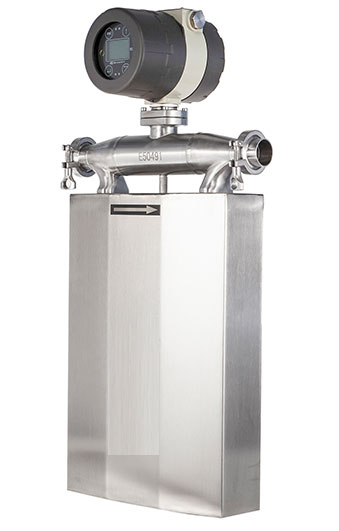 Tri clamp sanitary Coriolis flow meter