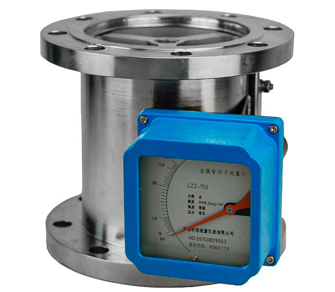 Mechanical metal tube rotameter
