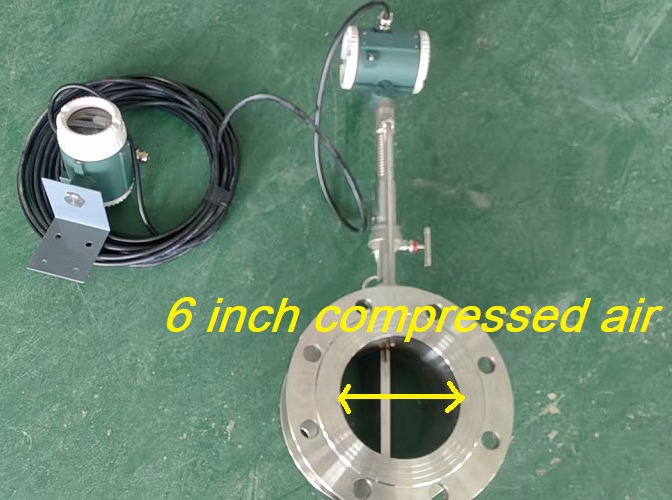 Chia sẻ trường hợp: Đồng hồ đo lưu lượng xoáy cho khí nén trong ống 6 inch
