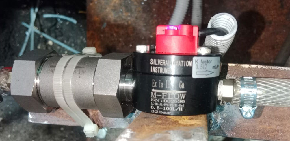 Oval Gear Meter for Diesel Return Line