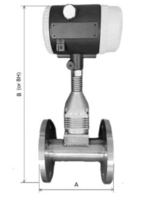 15 inch vortex flow meter size