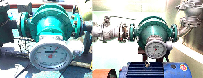 no straight pipeline needed for oval gear flow meter