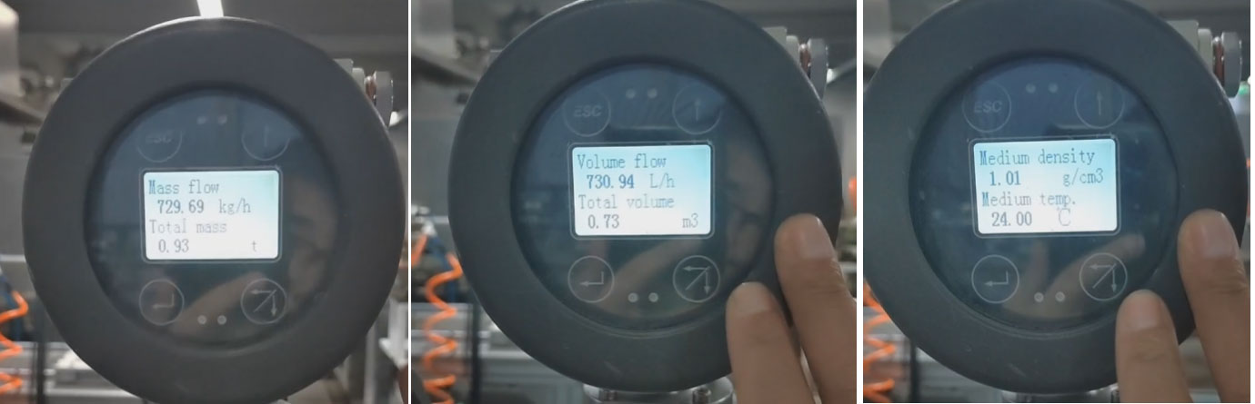 mass flow meter can measure multiple parameters.