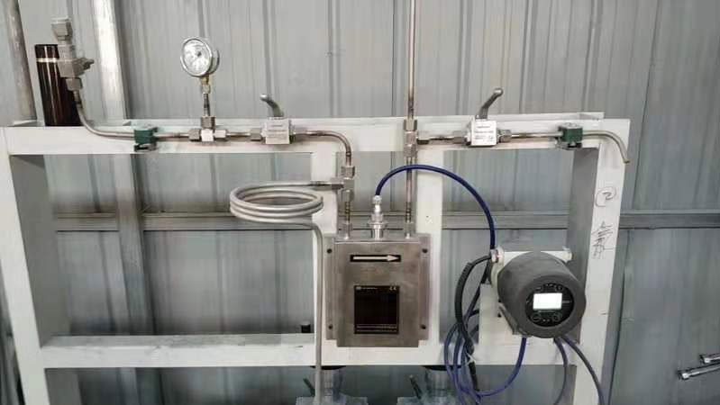 coriolis mass flow meter installation