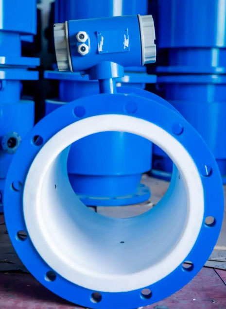Full bore DN100 magmeter for waste water