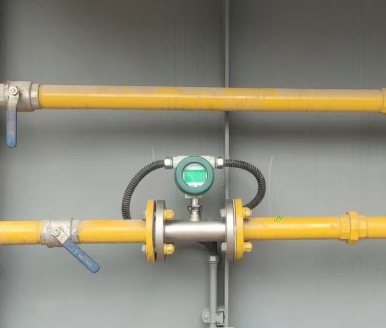 Thermal Mass Flow Meter for Natural Gas Burner Feed