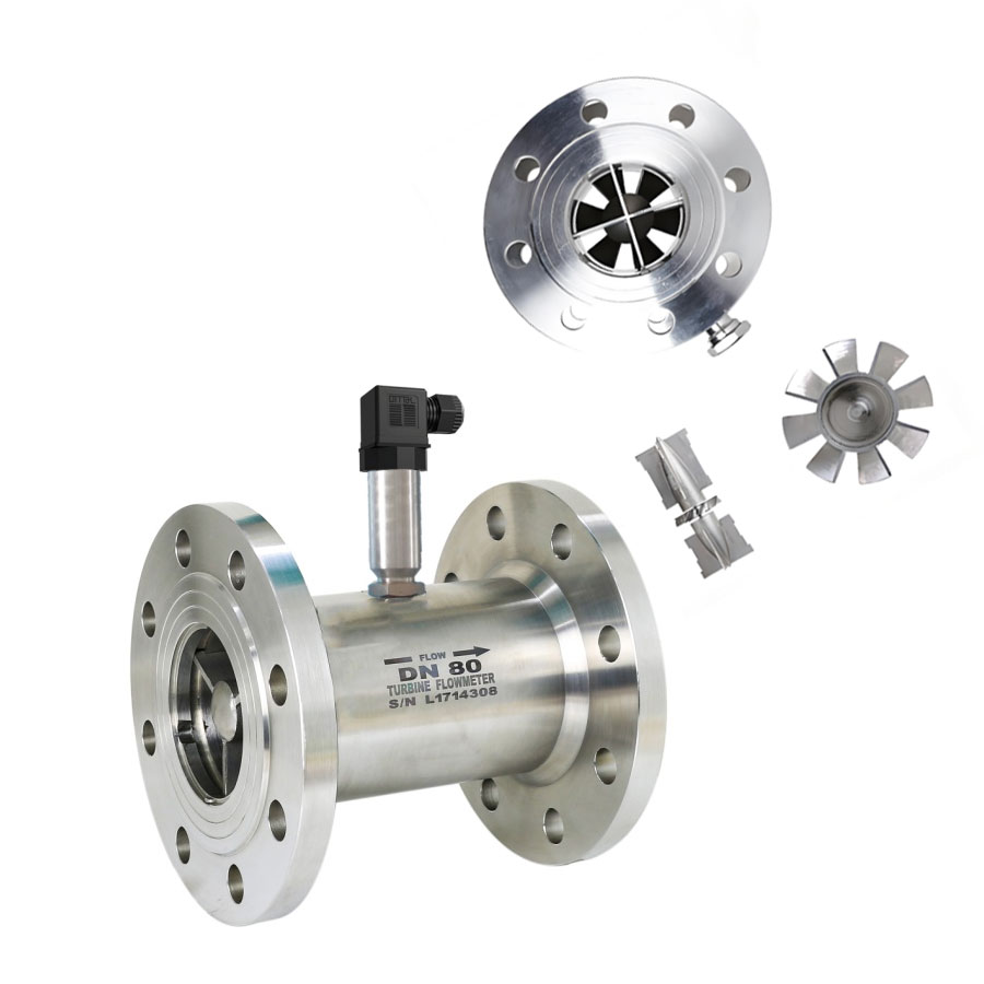 Liquid Turbine Flow Meter for clean and non corrosive liquid