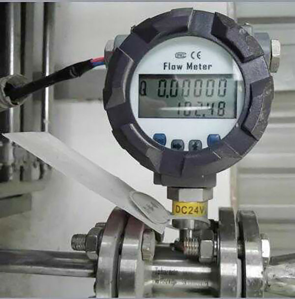 liquid turbine flow meter for diesel fuel